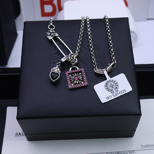 クロムハーツ 編み込みチェーンネックレス