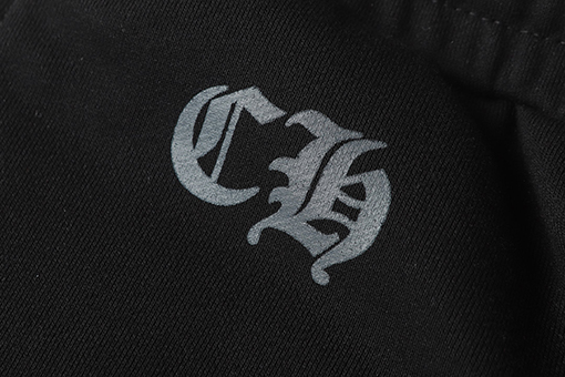 クロムハーツ カラフルなサンスクリットの炎プリントパンツ