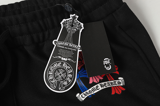 クロムハーツ カラフルなサンスクリットの炎プリントパンツ