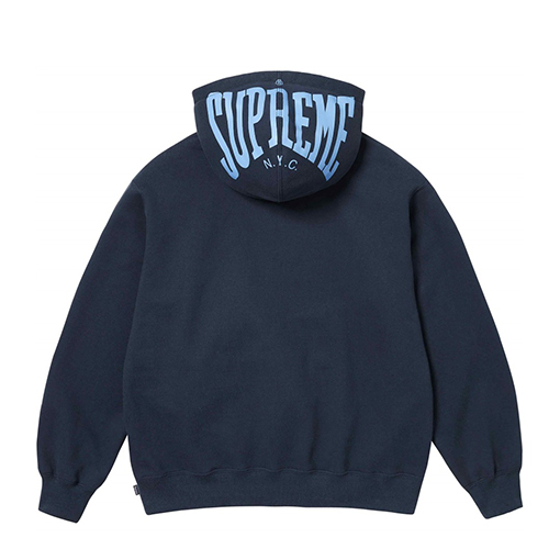 シュプリーム WARM Up Hooded Sweatshirt プリントパーカー