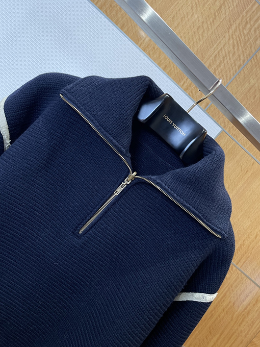 マルタンマルジェラ ハーフジップスリーブニットセーター