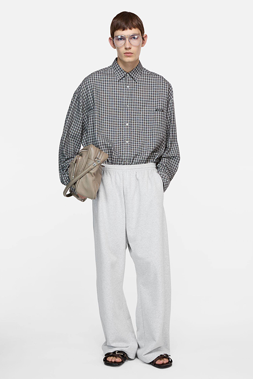 アクネストゥディオズ Acne Studios ロゴチェック柄長袖シャツ