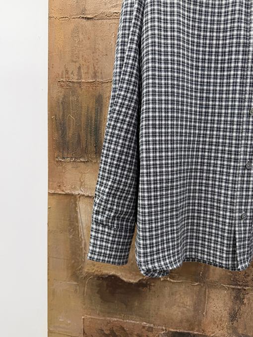 アクネストゥディオズ Acne Studios ロゴチェック柄長袖シャツ
