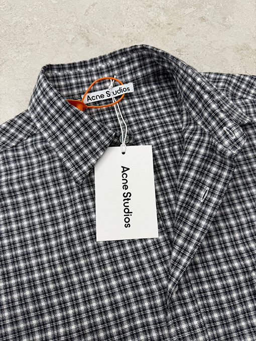 アクネストゥディオズ Acne Studios ロゴチェック柄長袖シャツ