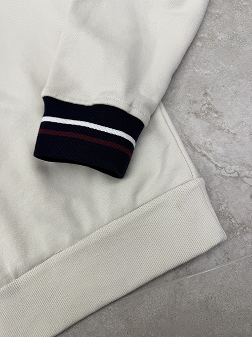 プラダ レトロなプレッピースタイルのジップアップスウェットシャツジャケット