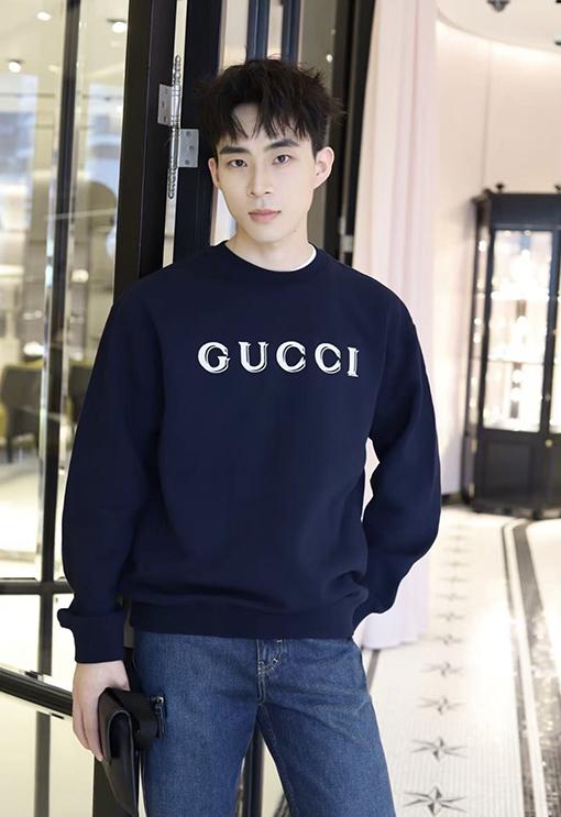 グッチコピー GUCCI 文字刺繍クルーネックスウェットシャツ