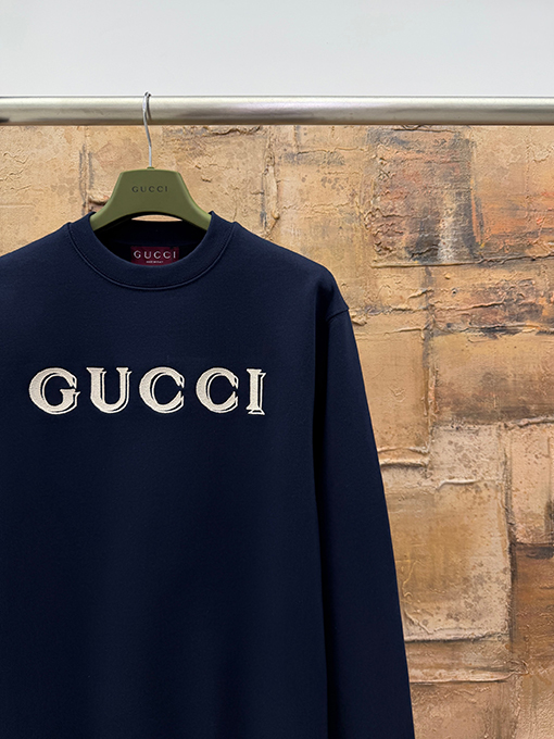 グッチコピー GUCCI 文字刺繍クルーネックスウェットシャツ