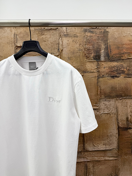 ディオール DIOR 刺繍ロゴ半袖Tシャツ
