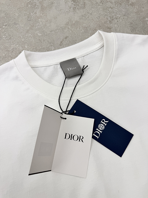 ディオール DIOR 刺繍ロゴ半袖Tシャツ
