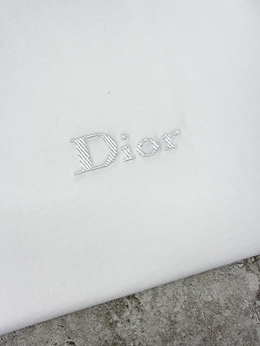 ディオール DIOR 刺繍ロゴ半袖Tシャツ