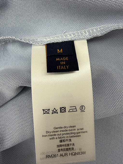 ルイヴィトンコピー LOUIS VUITTON ストライププリント半袖ポロシャツ