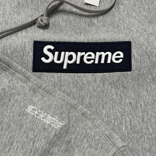 シュプリーム Supreme BOX LOGO HOODED SWEATSHIRT 刺繍ロゴパーカー