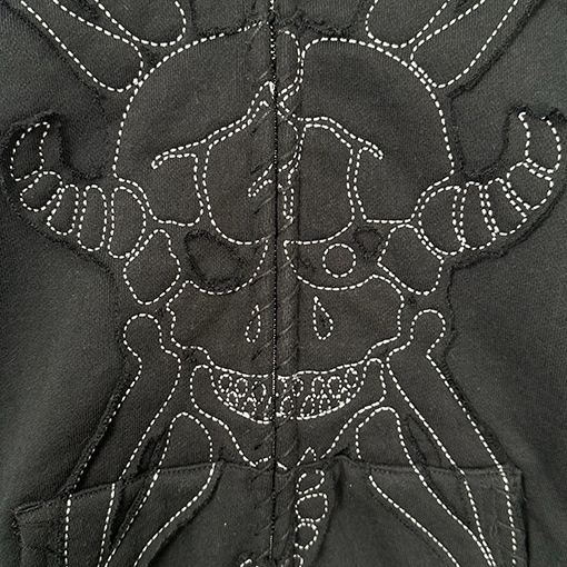 シュプリーム Supreme X Y'S BY YOHJI YAMAMOTO デビルプリントのジップアップパーカー