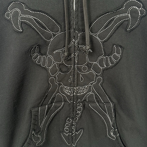 シュプリーム Supreme X Y'S BY YOHJI YAMAMOTO デビルプリントのジップアップパーカー