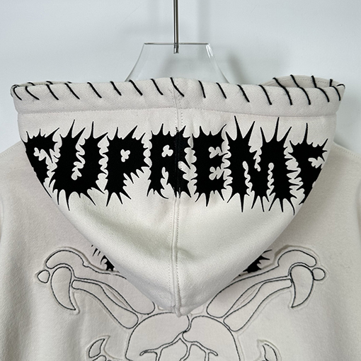 シュプリーム Supreme X Y'S BY YOHJI YAMAMOTO デビルプリントのジップアップパーカー