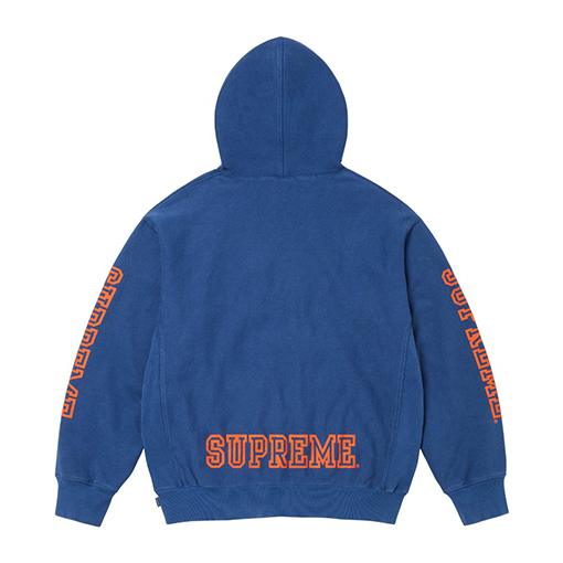 シュプリームコピー Supreme Collegiate Sleeve Hooded レタープリントパーカートシャツ