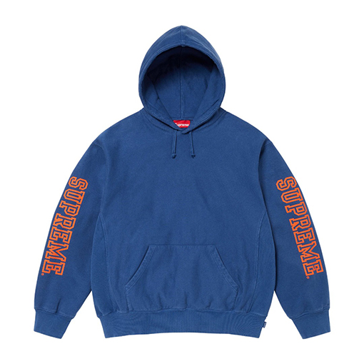 シュプリームコピー Supreme Collegiate Sleeve Hooded レタープリントパーカートシャツ