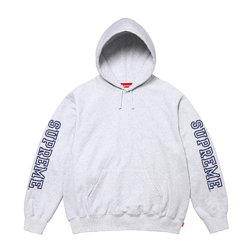シュプリームコピー Supreme Collegiate Sleeve Hooded レタープリントパーカートシャツ
