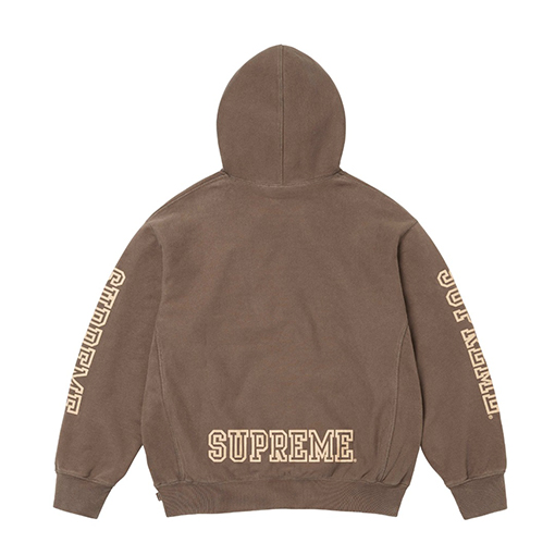 シュプリームコピー Supreme Collegiate Sleeve Hooded レタープリントパーカートシャツ