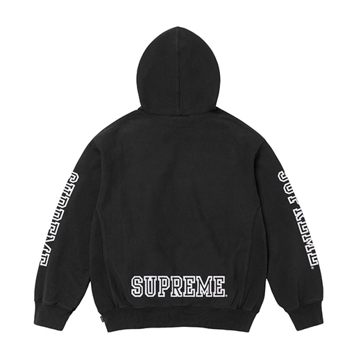 シュプリームコピー Supreme Collegiate Sleeve Hooded レタープリントパーカートシャツ