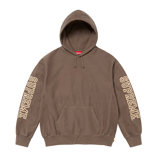 シュプリームコピー Supreme Collegiate Sleeve Hooded レタープリントパーカートシャツ