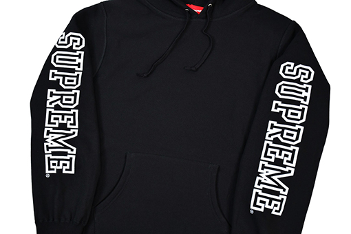 シュプリームコピー Supreme Collegiate Sleeve Hooded レタープリントパーカートシャツ