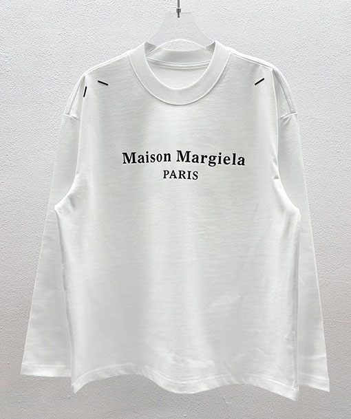 マルタンマルジェラ Maison Margiela MM6 レターデジタルダイレクトプリント長袖シャツ