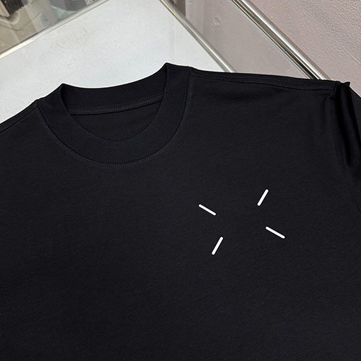 マルタンマルジェラ Maison Margiela MM6 バックレタリングデジタルダイレクトプリント長袖シャツ