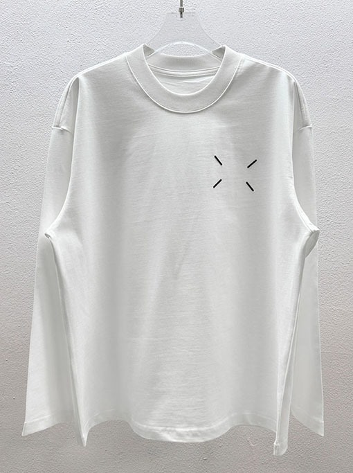 マルタンマルジェラ Maison Margiela MM6 バックレタリングデジタルダイレクトプリント長袖シャツ