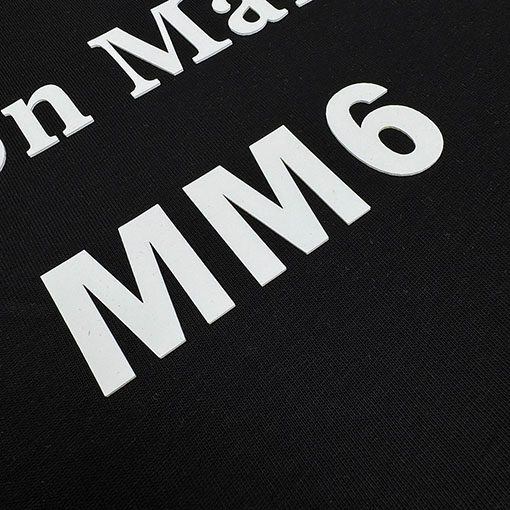 マルタンマルジェラ Maison Margiela MM6 バックレタリングデジタルダイレクトプリント長袖シャツ