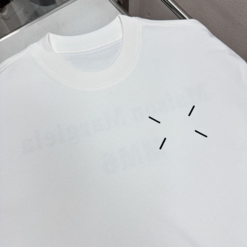 マルタンマルジェラ Maison Margiela MM6 バックレタリングデジタルダイレクトプリント長袖シャツ