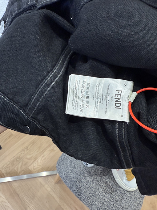 フェンディ ダブルF オールオーバージャカードデニムジャケット