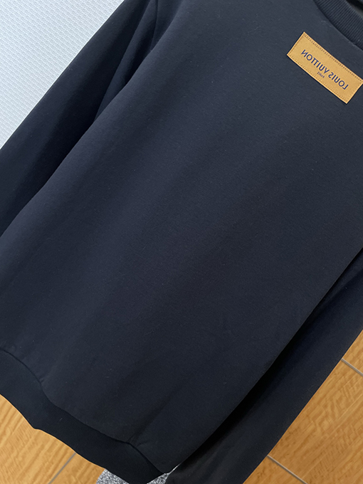 ルイヴィトンコピー LV レタージャカード刺繍クルーネックスウェットシャツ