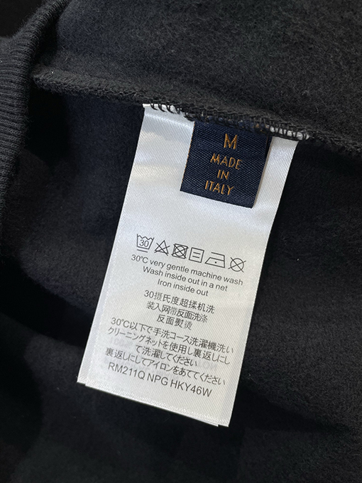 ルイヴィトンコピー LV レタージャカード刺繍クルーネックスウェットシャツ