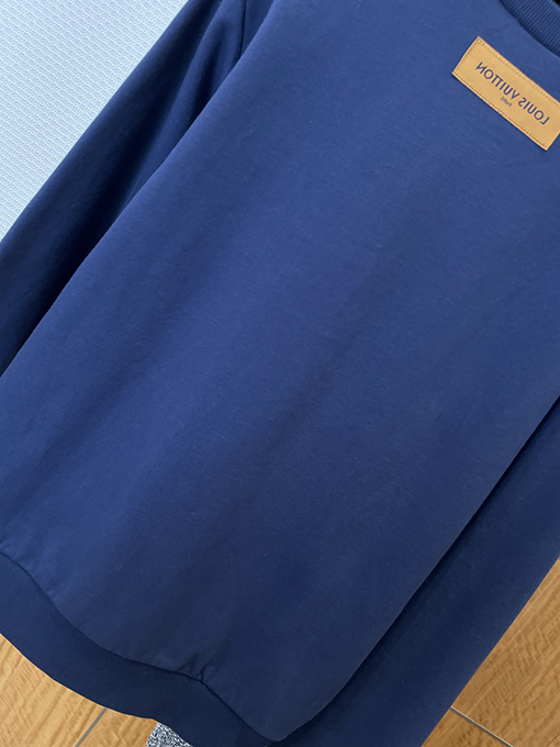 ルイヴィトンコピー LV レタージャカード刺繍クルーネックスウェットシャツ