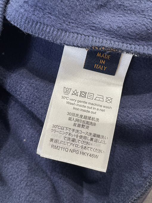 ルイヴィトンコピー LV レタージャカード刺繍クルーネックスウェットシャツ