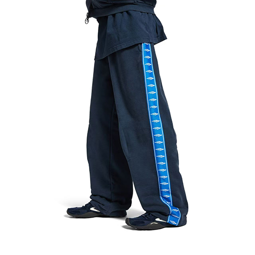 バレンシアガスーパーコピー Balenciaga Stripe Baggy ゆったりとしたカジュアルパンツ