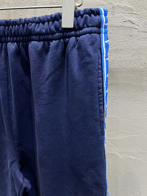 バレンシアガスーパーコピー Balenciaga Stripe Baggy ゆったりとしたカジュアルパンツ