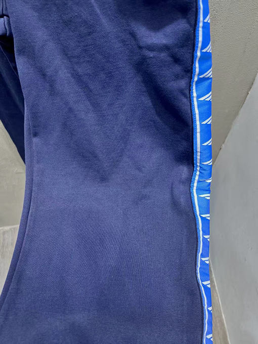 バレンシアガスーパーコピー Balenciaga Stripe Baggy ゆったりとしたカジュアルパンツ