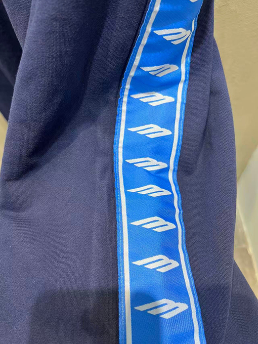 バレンシアガスーパーコピー Balenciaga Stripe Baggy ゆったりとしたカジュアルパンツ