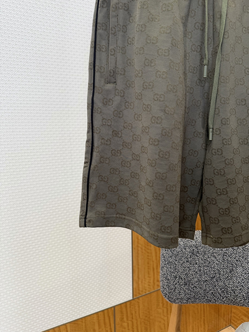 グッチ ダブルG柄ドローストリングカジュアルショーツ
