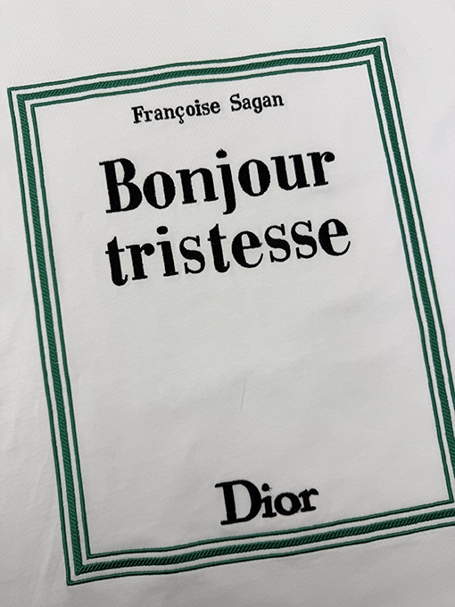 ディオール 刺繍ロゴ半袖Tシャツ