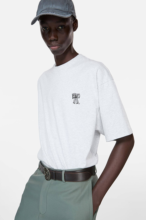 アクネストゥディオズスーパーコピー Acne Studios バタフライプリント半袖Tシャツ