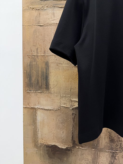 フェンディコピー コーデュロイアップリケ刺繍半袖Tシャツ