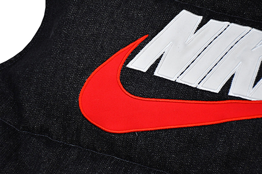 ナイキ X シュプリーム Denim Puffer Vest コラボレーションデニムダウンベスト