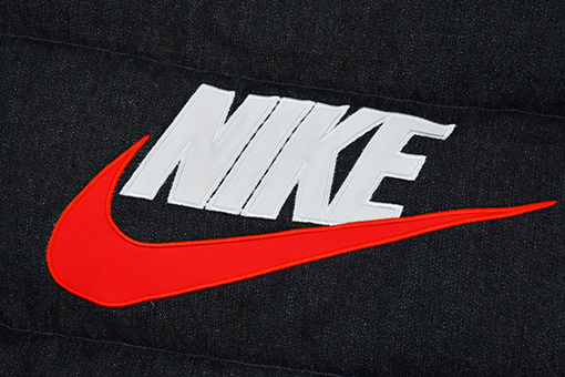 ナイキ X シュプリーム Denim Puffer Vest コラボレーションデニムダウンベスト