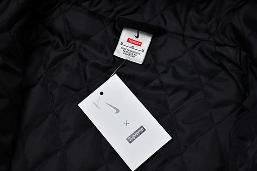 ナイキ X シュプリーム Arc Corduroy Hooded Jacket コーデュロイキルティングウィンドブレーカージャケット