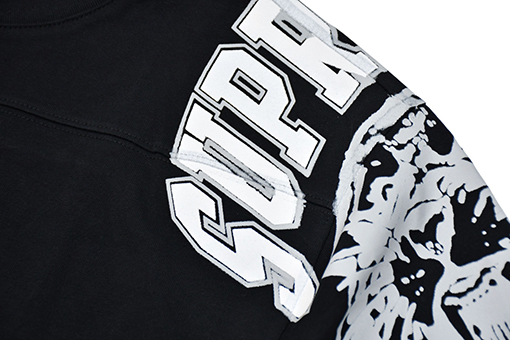 シュプリーム Supreme Mascot Football Top 66 タイガーヘッドプリント長袖シャツ