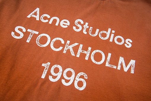 アクネストゥディオズコピー Acne Studios 1996 クラシック ディストレスト 記念長袖シャツ