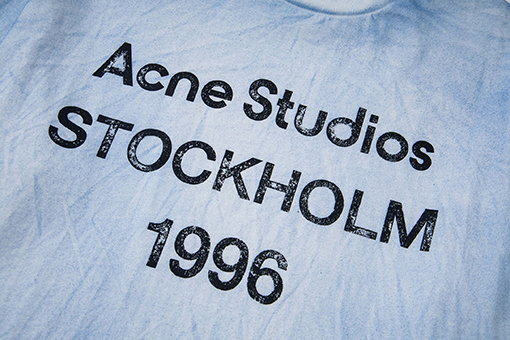 アクネストゥディオズコピー Acne Studios 1996 クラシック ディストレスト 記念長袖シャツ